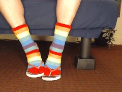 Fluffy Fuzzy Socks Flip Flops Shoeplay