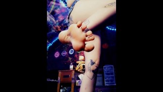 Foot Tease While I Do My Nails