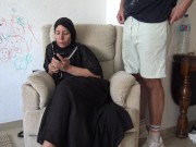 Preview 2 of muslim stepmother with horny stepson ديوث مصري يصور مراته كلامها وسخ اوووي