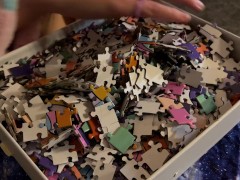 ASMR Nude Puzzle Rummaging (no talking)