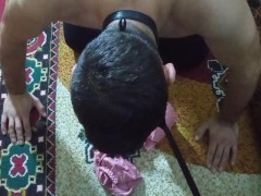 اسمع صوت مراتي واستمتع😈كلبي المدلل 15/16