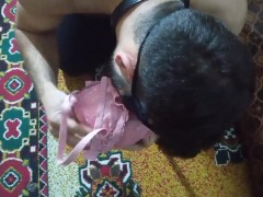 اسمع صوت مراتي واستمتع😈كلبي المدلل 6/16