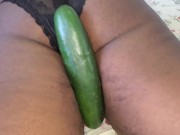 Preview 4 of Cucumber 🥒 in my ass