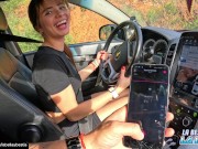 Preview 1 of 18-YEAR-OLD WOMAN ;DRIVING HER CAR WHILE HER VAGINA VIBRATES WE END UP FUCKING ANAL IN PUBLIC HOT!!!