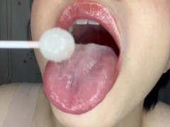 【サンプル】舌見せつけ唾液遊び - Screenshot 9 of 16 - Tongue Fetish