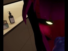 [VRChat] Ruby having fun in the shower