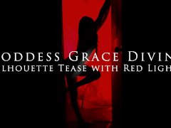 Silhouette Tease with Red Light - Goddess Grace Divine