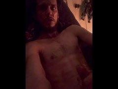 Sexy DILF Native Ecstasy Almost Caught Jacking Off By His Mom!!! Huge Cum Load On Self 😈