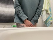 Preview 2 of Desperate pee in the sink!