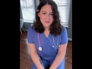 Preview 4 of Trans Nurse Relieves Your Tension (Role Play)