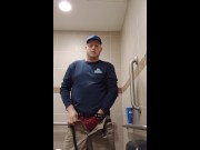 Preview 1 of Got caught masterbating at dairy queen public bathroom