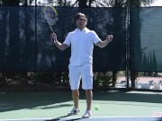 Preview 4 of My Tennis Coach Wasn't Ready When I Showed Him My Smooth Pussy