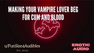 Fazendo seu amante vampiro implorar