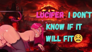 Lucifer neukt femboy Slave