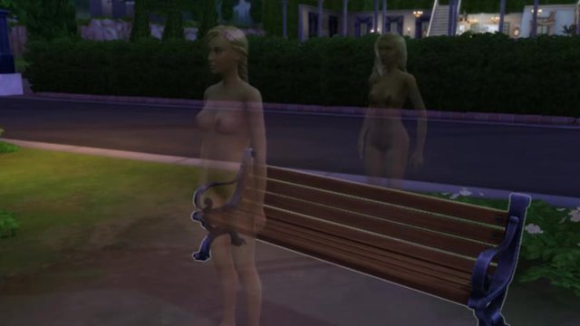 lesbian sims have sex in public