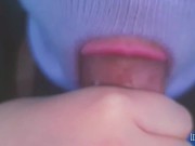 Preview 4 of Best slow motion blowjob Close-up