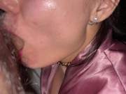 Preview 3 of My wife's best friend stayed overnight with us. Seduced a cute on a blowjob and anilingus