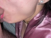 Preview 4 of My wife's best friend stayed overnight with us. Seduced a cute on a blowjob and anilingus