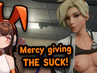 Bunny Vtuber Reacts to Mercy Fan Service Hentai