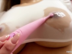 巨乳人妻が敏感な乳首を弄って気持ち良くなって淫れます♡ part Ⅱ