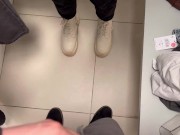 Preview 4 of Public Blowjob In the Fitting Room. We Weren't Caught - It's a Pity...