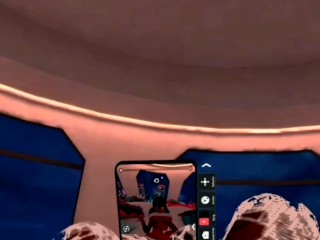 Slutty VR Ebony Plays with her Big Tits Feat Asmr