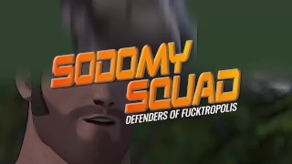 SodomySquad - Superhero Twink Gets Double Penetrated By 2 Monster Cocks