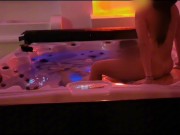 Preview 5 of UNKNOWN In a public spa she touches herself in front of me and gets fucked