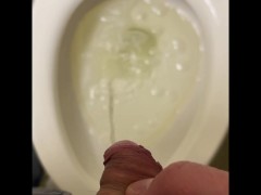 Little Cock Taking a Piss