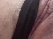Preview 1 of at home alone with my fingers in my pussy and vibrator
