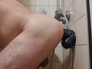 Fucking my self in the Shower
