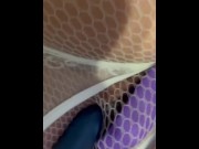 Preview 3 of Orgasm in fishnets