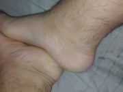 He secretly touched me while my roommate played on his pc.