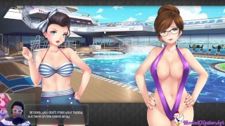 (Str8) ¡Tiradas de paja y 2 thots! Huniepop 2 Parte 13 W / HentaiMasterArt