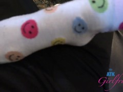 Vacation and trip with Macy Meadows hanging out and blowjob POV