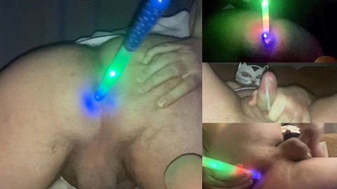 Anal Toying my Juicy Ass, Lightsaber up my butt. May the force be in my asshole