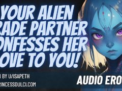 Your alien trade partner confesses her love to you! [sci fi] [40k inspired] [blowjob] [erotica]