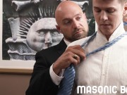 Preview 3 of MasonicBoys Sage Roux gets bent over desk by hung Adam Snow