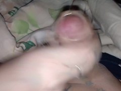 ARONCORA MY STEP MOM GIVES ME A HANDJOB UNDER THE BLANKETS WHILE WATCHING THE NEWS