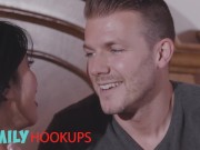 Preview 3 of FAMILY HOOK UPS - It's Time For Wild Forbidden Sex With Ember Snow And Her Super Hot Stepson