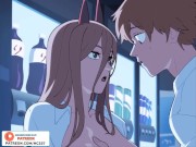 Preview 5 of POWER FUCKED BY DENJI ON PUBLIC AND GETTING CREAMPIE - CHAINSAW MAN HENTAI ANIMATION 4K 60FPS