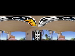 VIRTUAL PORN - Gianna Dior Starts To Get Horny As Johanthan Jordan Rubs Sunblock On Her Tits