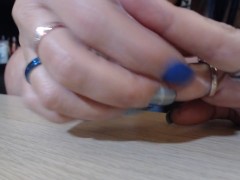 Finger Fetish Fingernail Tapping