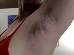 Hairy Armpits Closeup