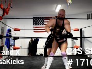 Preview 4 of CJ dominates a wrestling match against Kisa Kicks
