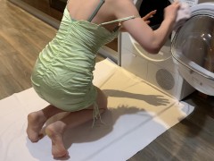 居家肥臀少妇被卡在烘干机里了 [国语对白] 1/16