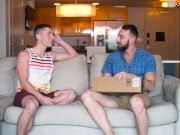 Preview 3 of Hot Twink Fucks His Hairy Friend