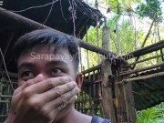 Preview 3 of Outdoor jakol sa SIRANG BAHAY ang sarap dito ng ungol