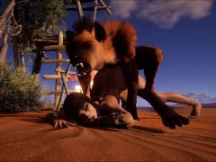 Hot Hentai Elf gets fucked by Werewolf - Wild Life