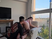 Preview 3 of Hot girl calls her neighbor to come and fuck her